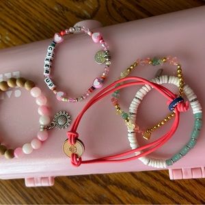 Pura Vida, Colors for Good, and Little Words Project Bracelet Set❤️